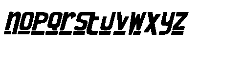 Homie Waves Italic Font LOWERCASE