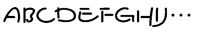 Hommaru Kana DB Font UPPERCASE