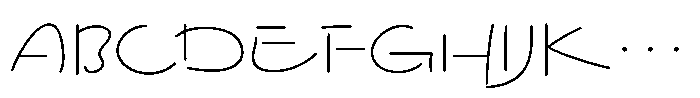 Hommaru Kana EL Font UPPERCASE