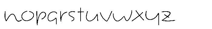 Hommaru Kana EL Font LOWERCASE