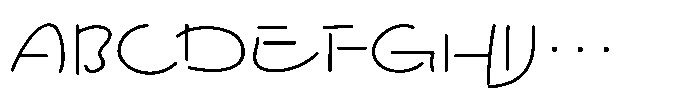 Hommaru Kana L Font UPPERCASE