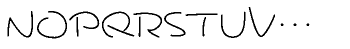 Hommaru Kana L Font UPPERCASE