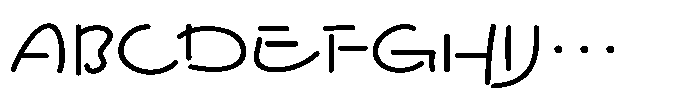 Hommaru Kana M Font UPPERCASE