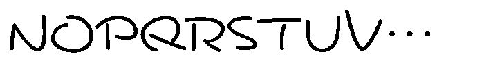 Hommaru Kana M Font UPPERCASE
