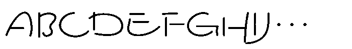 Hommaru Kana R Font UPPERCASE