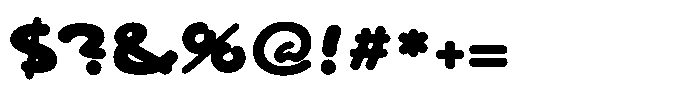 Hommaru Kana U Font OTHER CHARS
