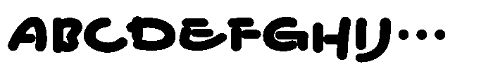 Hommaru Kana U Font UPPERCASE