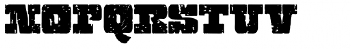 Hondo Grunge Font UPPERCASE