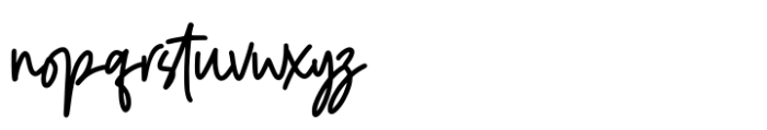 Honelly Font LOWERCASE