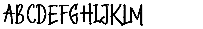 Honest Mistake Font UPPERCASE