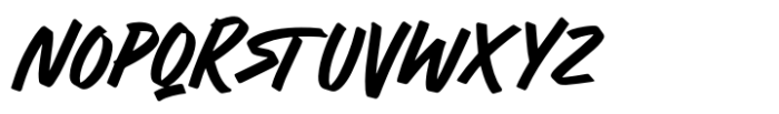Honest Punch Font UPPERCASE