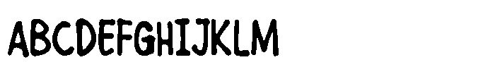 Honey Daily Font UPPERCASE
