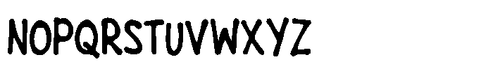 Honey Daily Font UPPERCASE