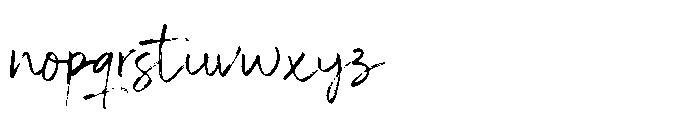 Honey Mattel Brush Font LOWERCASE