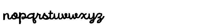 Honeyline Font LOWERCASE