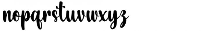 Honeywelly Modern Calligraphy Regular Font LOWERCASE