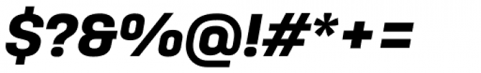 HongKong Bold Italic Font OTHER CHARS