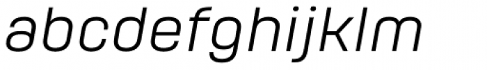 HongKong Light Italic Font LOWERCASE