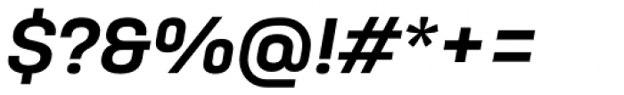 HongKong Medium Italic Font OTHER CHARS