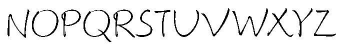 Hongyo2 Kana Font UPPERCASE