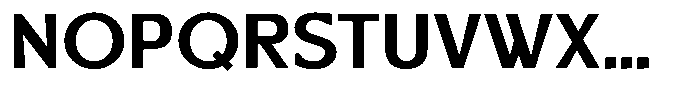 Honick Black Font UPPERCASE