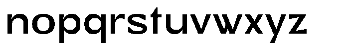 Honick Bold Font LOWERCASE