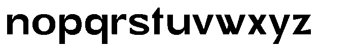 Honick Extra Bold Font LOWERCASE