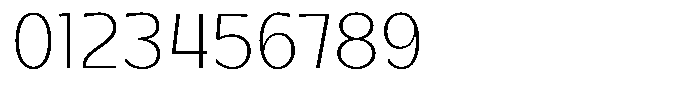 Honick Extra Light Font OTHER CHARS