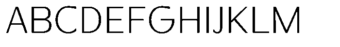 Honick Light Font UPPERCASE