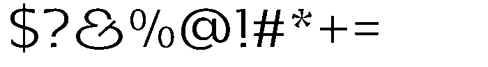 Honick Regular Font OTHER CHARS