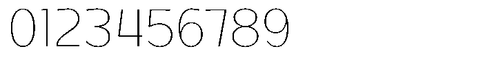 Honick Thin Font OTHER CHARS