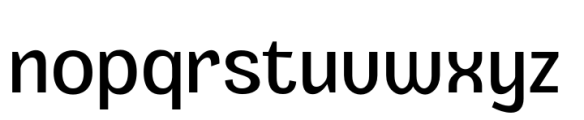 Honking Regular Font LOWERCASE