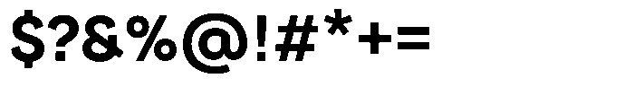 Hons Bold Font OTHER CHARS