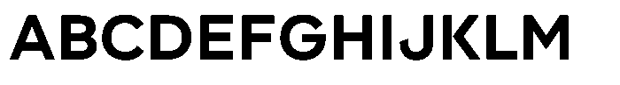 Hons Bold Font UPPERCASE
