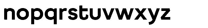 Hons Bold Font LOWERCASE