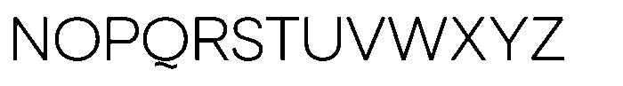 Hons Extra Light Font UPPERCASE