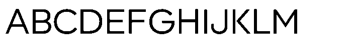 Hons Light Font UPPERCASE