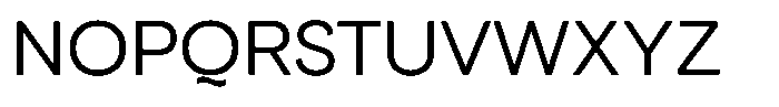 Hons Light Font UPPERCASE