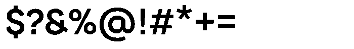Hons Medium Font OTHER CHARS