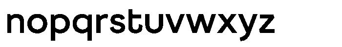 Hons Medium Font LOWERCASE