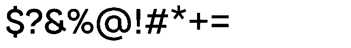 Hons Regular Font OTHER CHARS