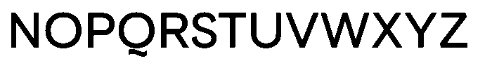 Hons Regular Font UPPERCASE