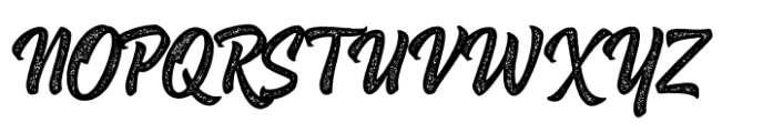 Hoodson  Rough Font UPPERCASE