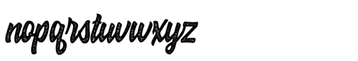 Hoodson  Rough Font LOWERCASE