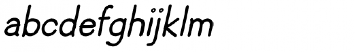 Hoof Sans Black Oblique Font LOWERCASE