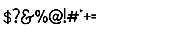 Hoogy Regular Font OTHER CHARS