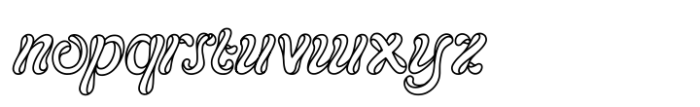 Hookline Font LOWERCASE