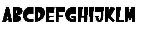 Hoola Summericon Outline Hoola Summericon Regular Font UPPERCASE