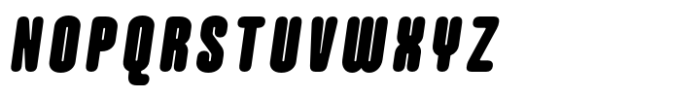 Hoolister Black Base Italic Font UPPERCASE
