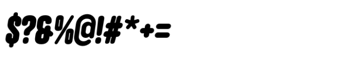 Hoolister Black Italic Font OTHER CHARS